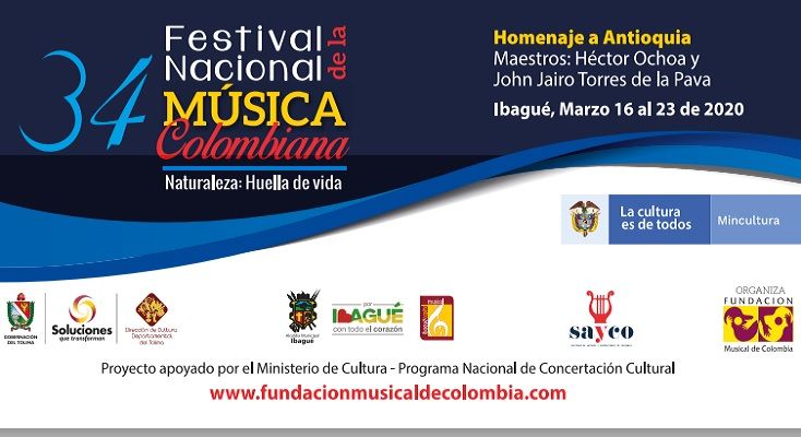 Convocatoria Nacional 2020 del XXXIV Festival Nacional de la Música Colombiana Festival Nacional de la Música Colombiana - Formula Entretenimiento