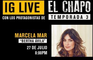¿Quiéres conocer a Marcela Mar?, esta noche es tu oportunidad IG Live El Chapo - Fórmula Entretenimiento