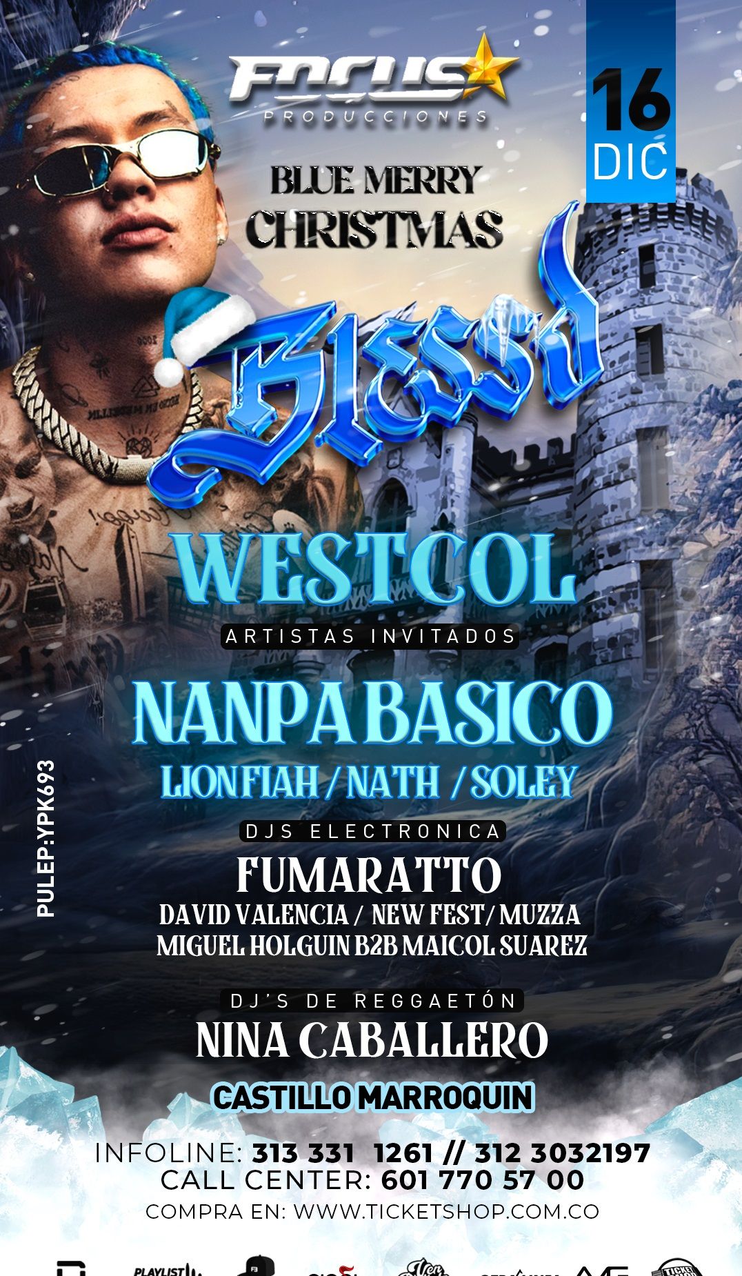 Focus Blue Merry Christmas con BLEESD - Fórmula Entretenimiento