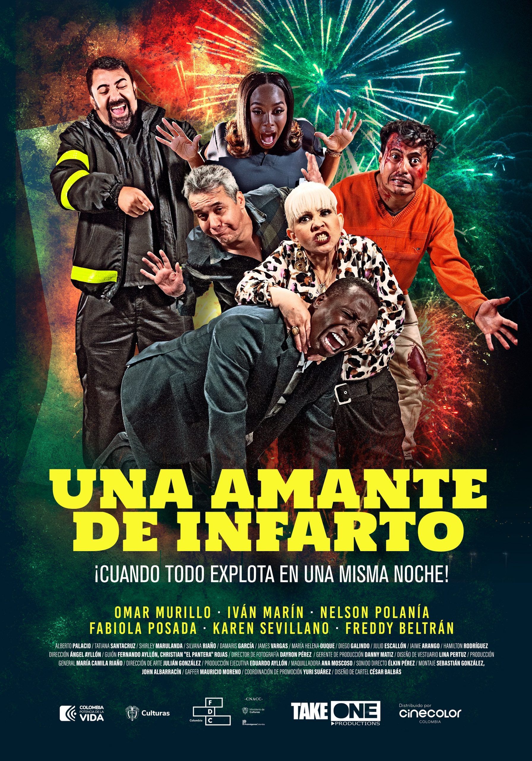 Poster Una Amante de Infarto - Fórmula Entretenimiento