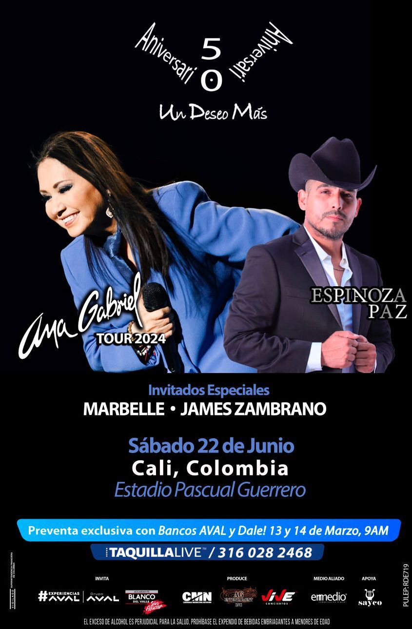 Ana Gabriel presenta "Un Deseo Más” - Fórmula Entretenimiento