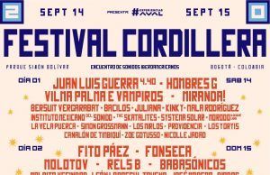 Festival Cordillera 2024: Juan Luis Guerra en un sábado de fiesta y Fito Páez para el cierre del domingo Festival Cordillera 2024 - Fórmula Entretenimiento