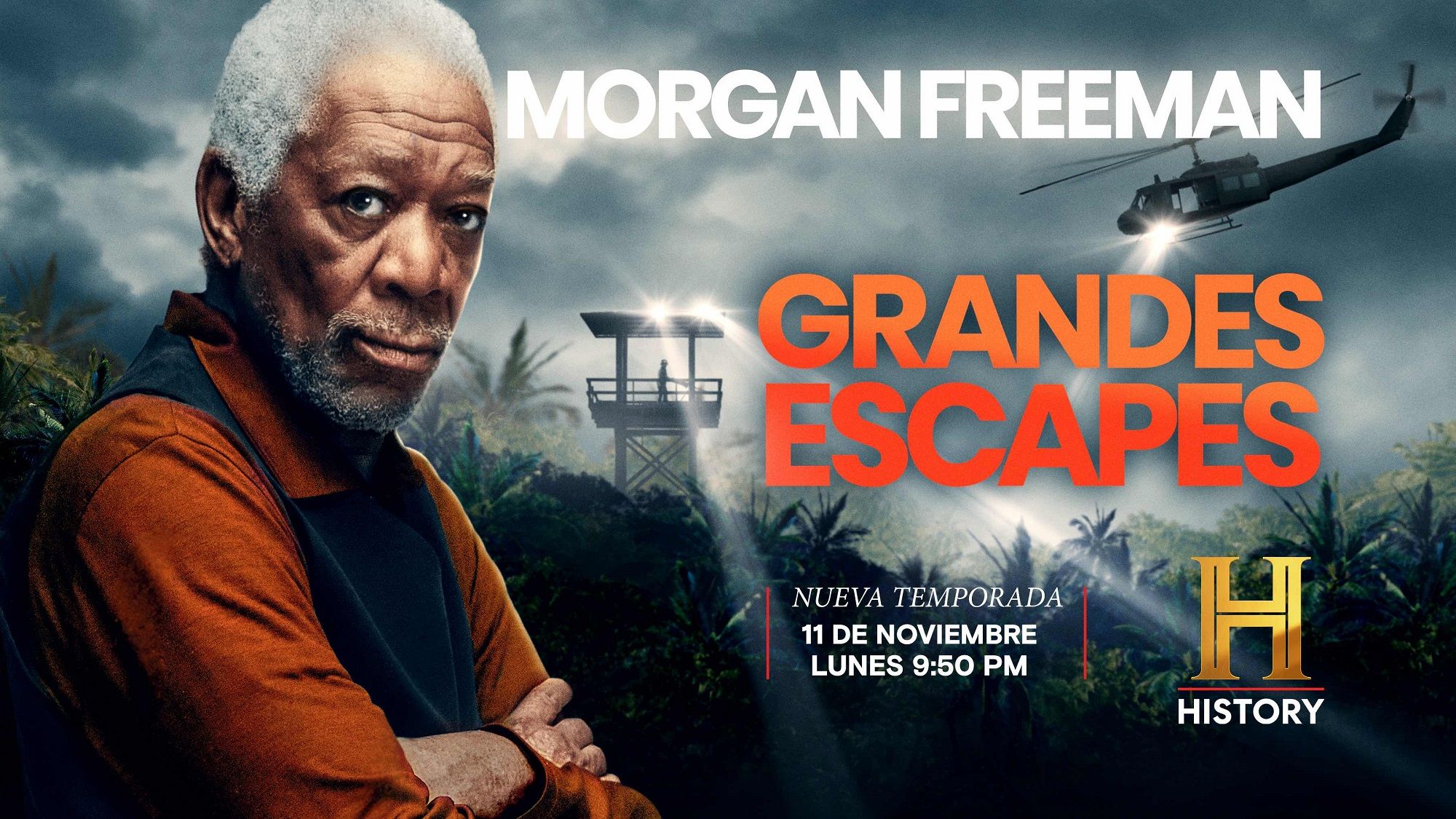 Grandes escapes con Morgan Freeman - Fórmula Entretenimiento