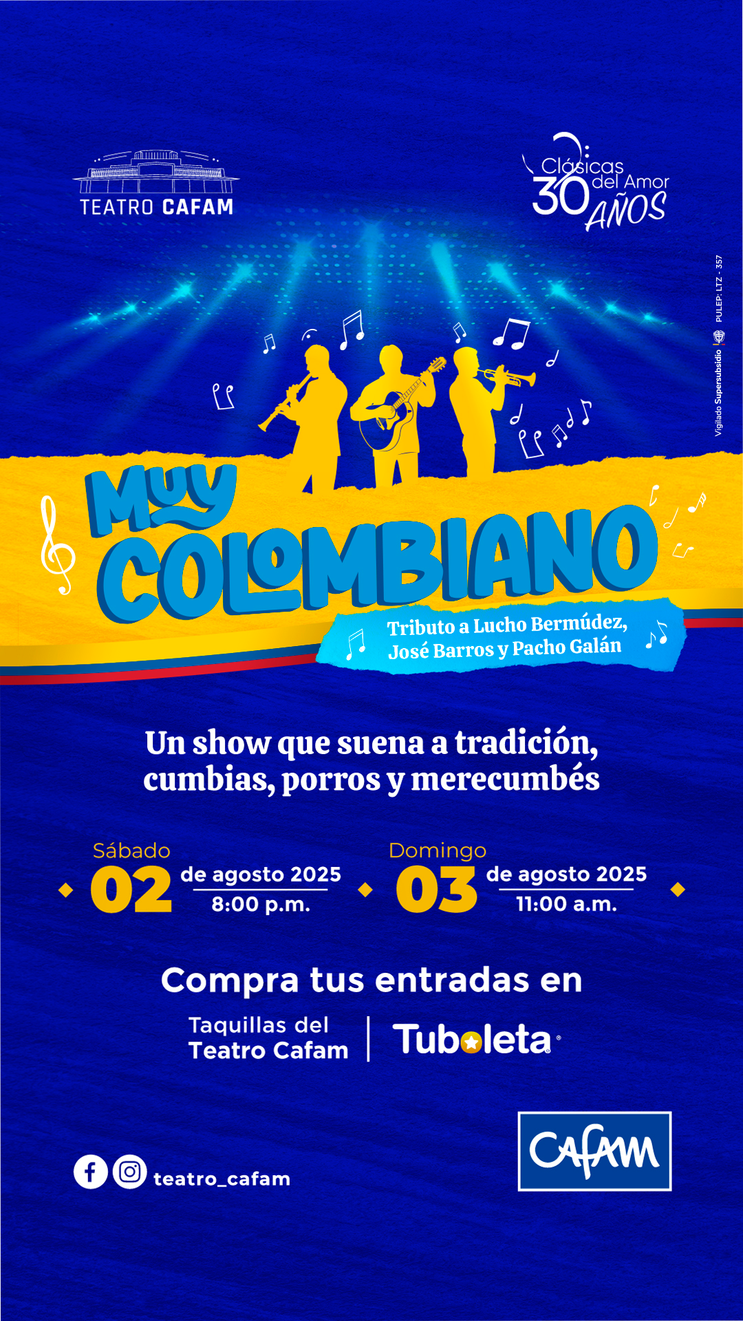 Muy Colombiano Clásicas del Amor - Fórmula Entretenimiento