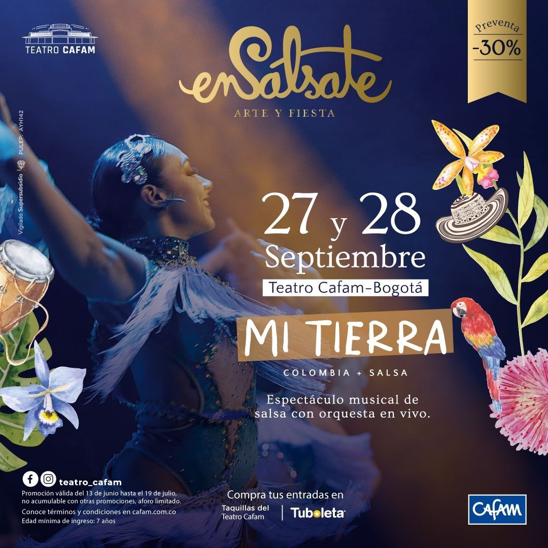 Ensálsate presente Mi Tierra - Fórmula Entretenimiento